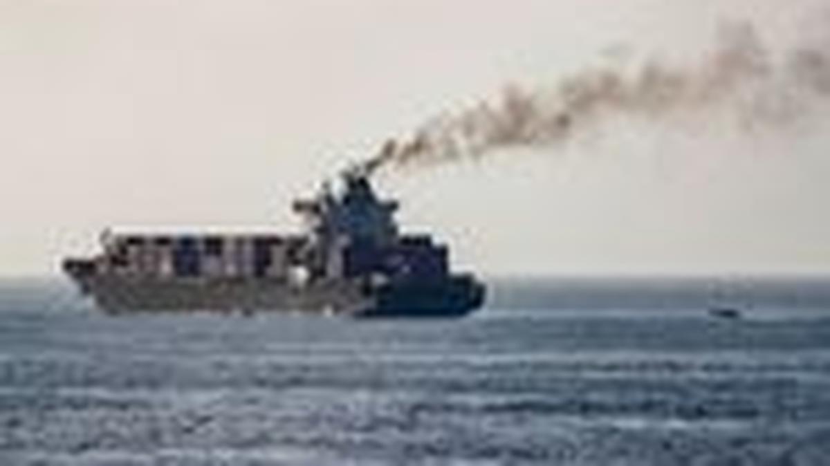 FILE PHOTO: U.S forces patrol near the Iranian-flagged cargo ship M/V Touska after it was boarded and seized by U.S. forces on Sunday, at a location given as the Arabian Sea, in this handout image released April 20, 2026.    U.S. Central Command via X/Handout via REUTERS/ File Photo