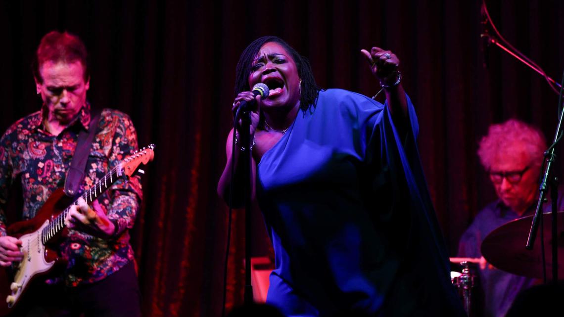 Shemekia Copeland performs at Humphreys Backstage Live on Saturday, Jan. 11, 2025 in San Diego, CA. (Meg McLaughlin / The San Diego Union-Tribune)