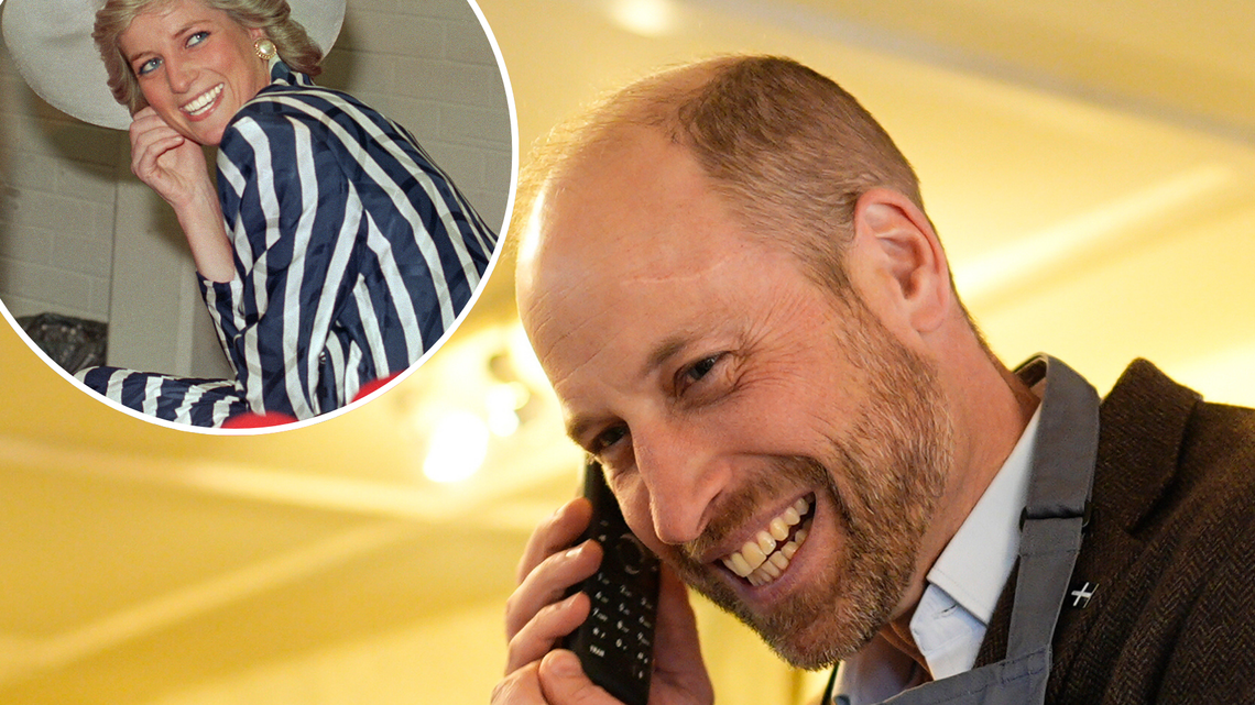 Prince William Shares Rare Photo With Late Diana on UK Mother's Day 