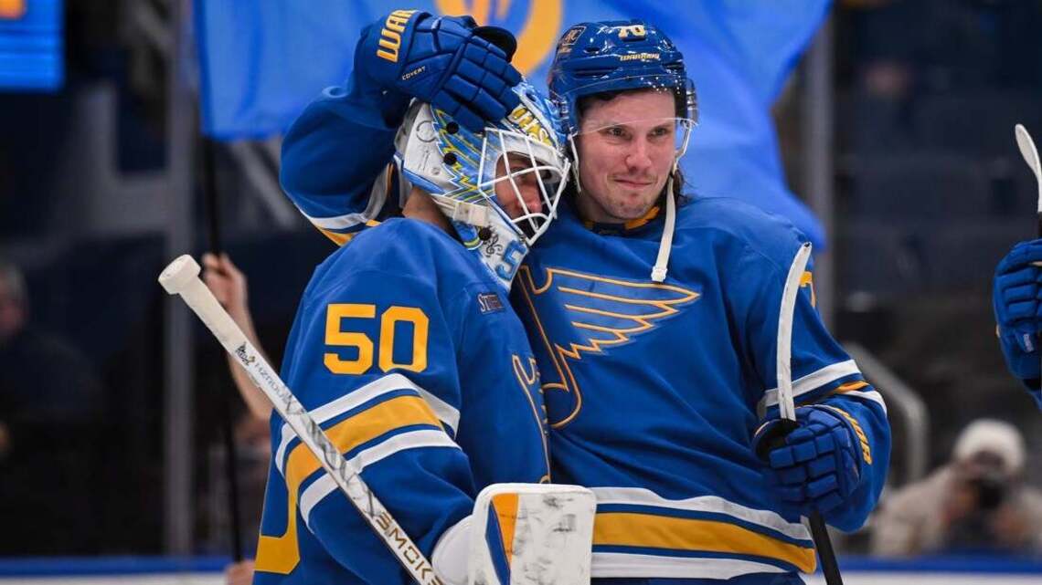 Blues re-sign F Oskar Sundqvist to 1-year contract