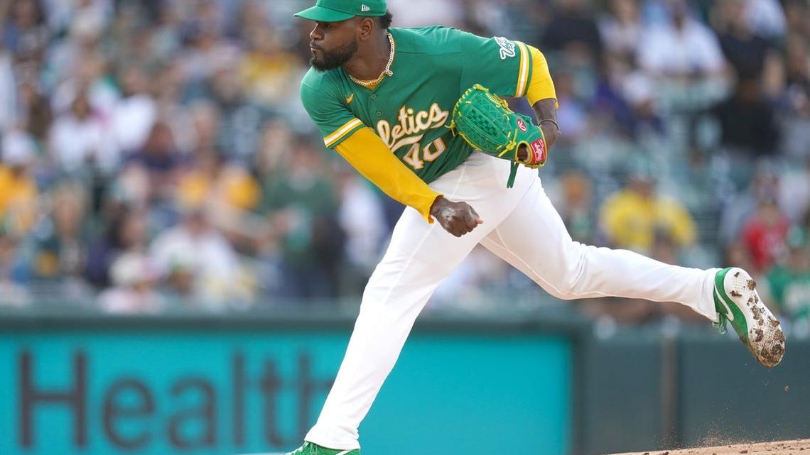 Athletics RHP Luis Severino headed for tests on sore arm 