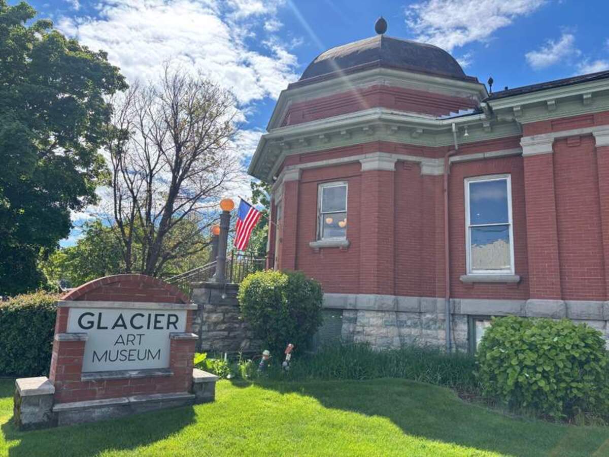  The octagon is an unusual feature of the landmarked building housing the Glacier Art Museum. Photo credit: Judy Antell 