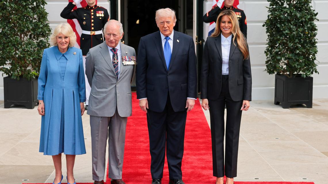 Britain's King Charles says quick goodbye to Trump, heads to Appalachian mountains 