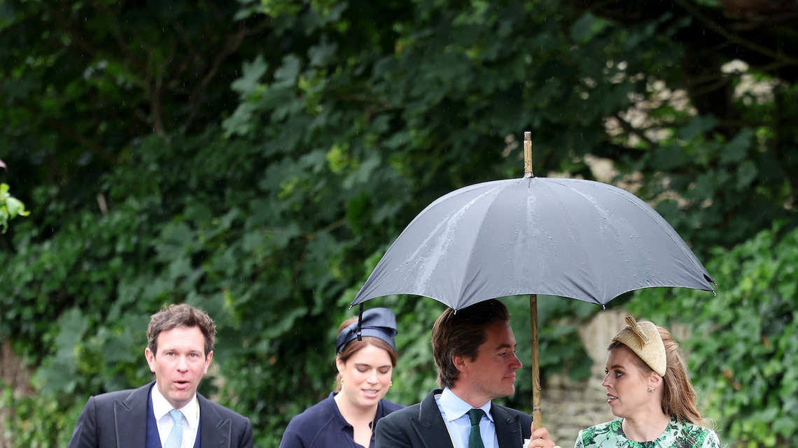 Beatrice and Eugenie Have Rare Outing at Cousin's Wedding Amid Dad's Drama 