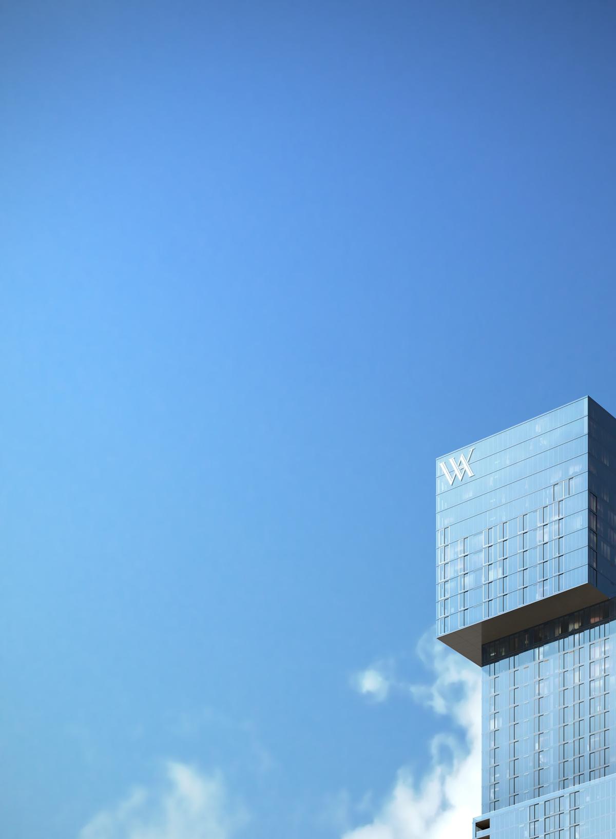  The tower's stacked-cube design is intended to distinguish it from Miami's existing skyline. 