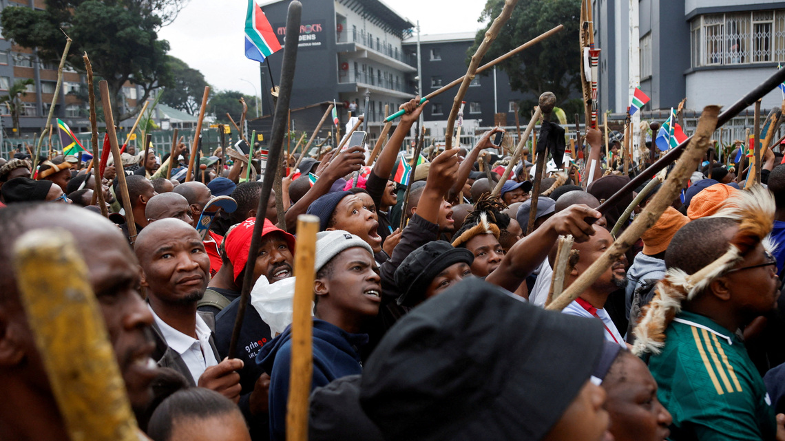 South Africa says over 900 arrested during nationwide anti-migrant protests 