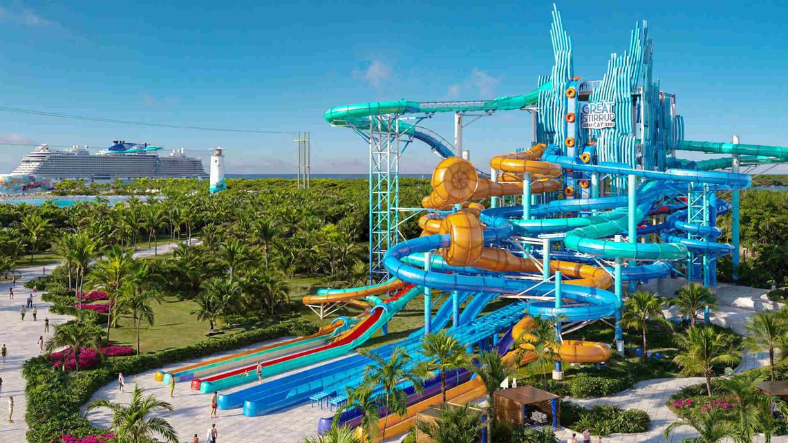 Norwegian Cruise Line island waterpark set for late summer opening 