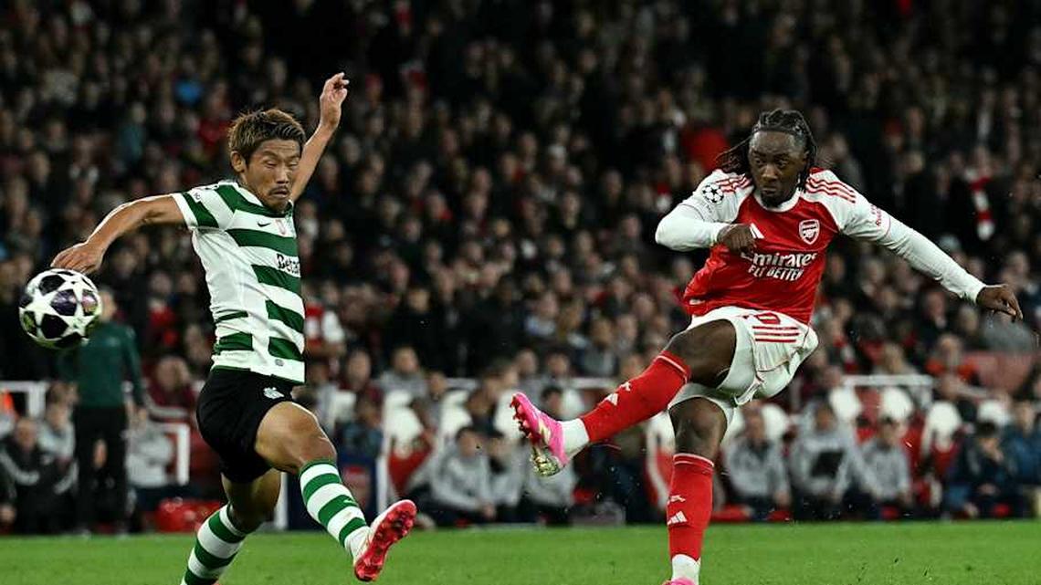  Eberechi Eze's style is inherently hit and miss. | Ben STANSALL/AFP/Getty Images 