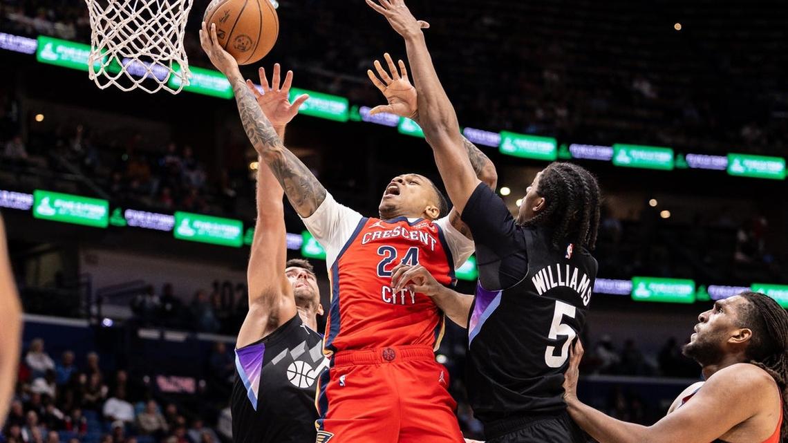 Jeremiah Fears, Pelicans set scoring marks in rout of Jazz 