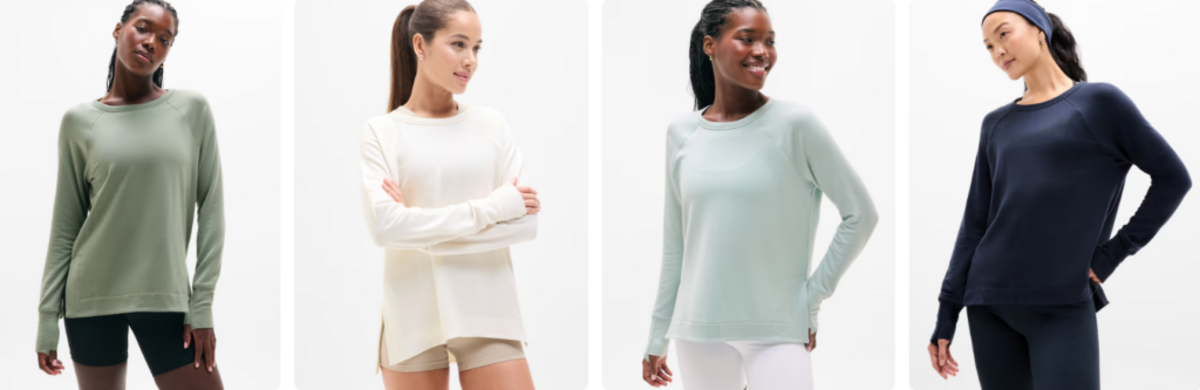  Photo credit: Athleta screenshot 