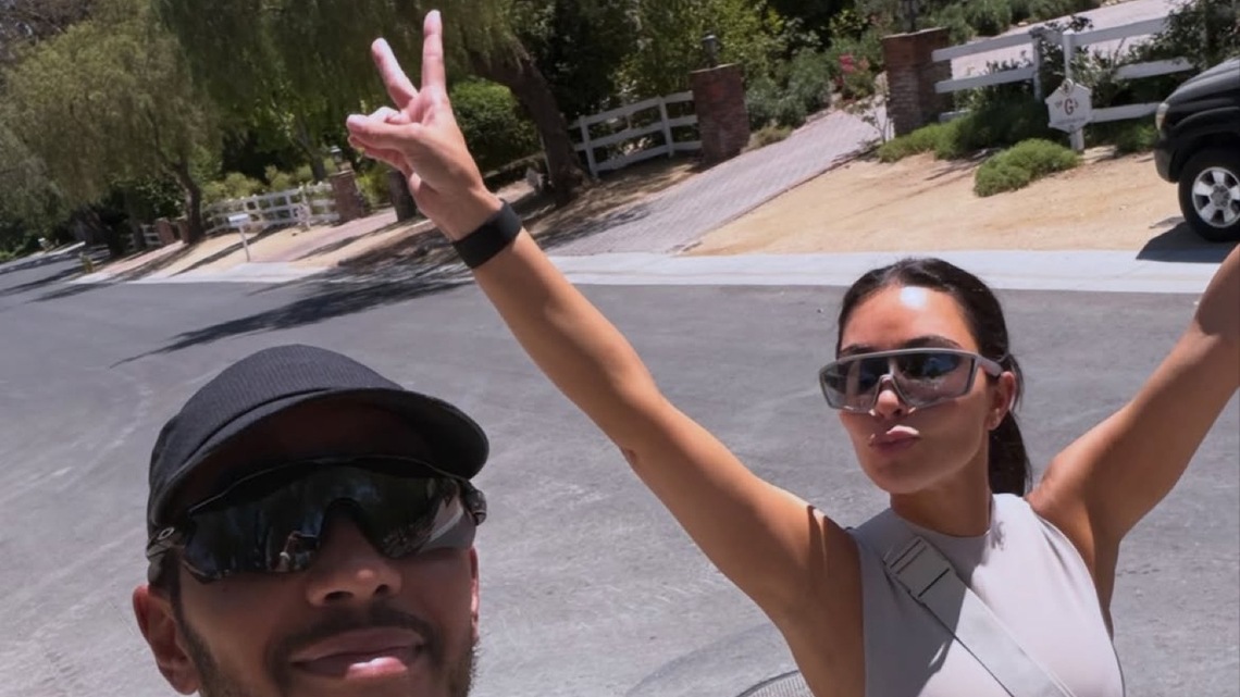 Lewis Hamilton Shares Flirty Photos With Kim Kardashian Amid Racing Recharge 