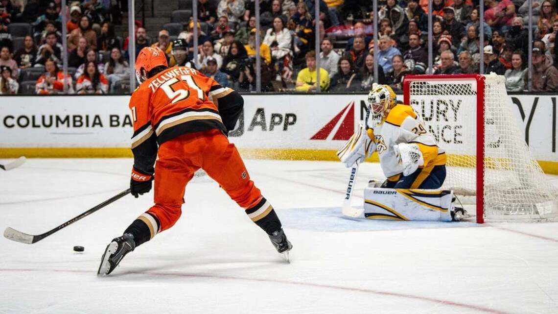 Sabres acquire Olen Zellweger from Ducks in draft-day deal 