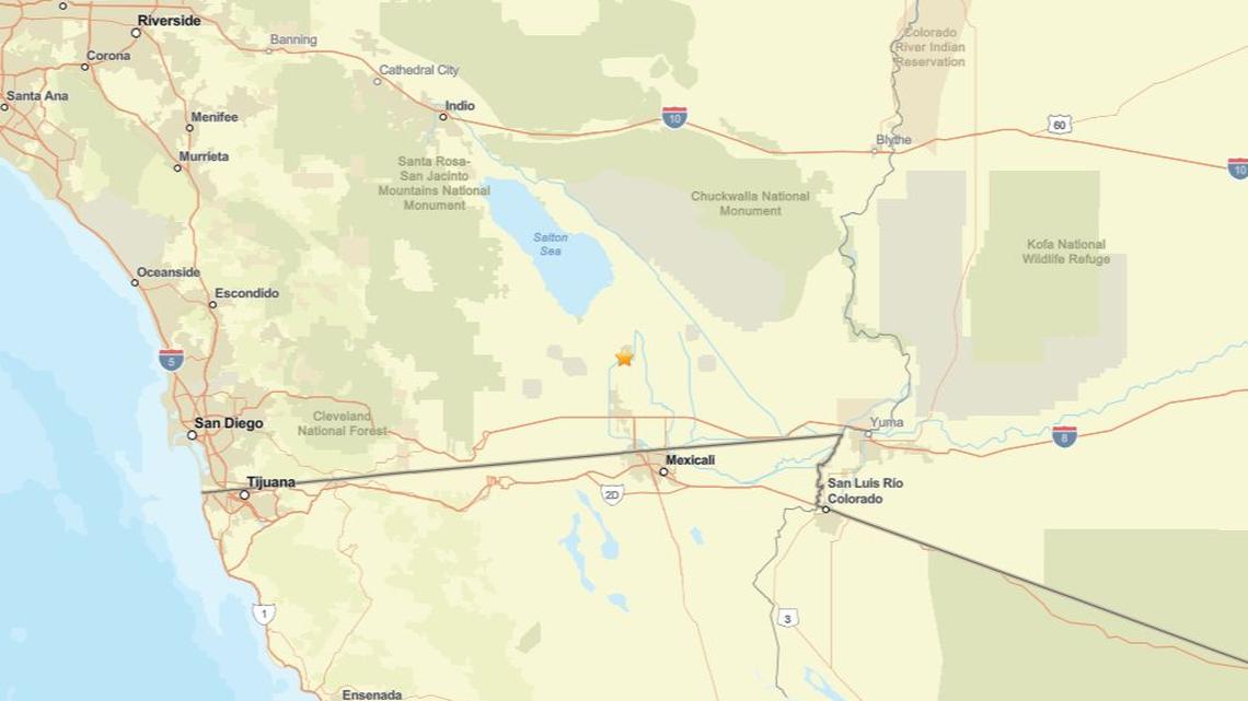 May 10: Earthquake of 2.5 magnitude reported near Brawley, CA 