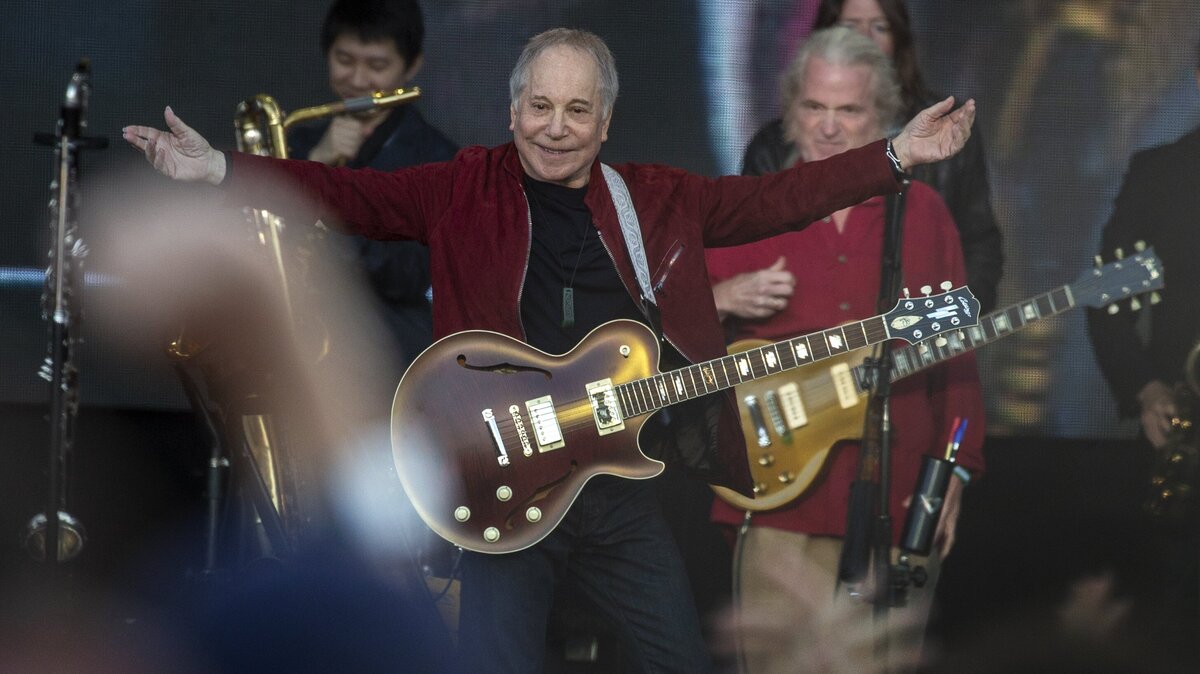 SAN FRANCISCO, CA - Aug. 11: Paul Simon closes out the three-day long Outside Lands Music Festival in San Francisco, Calif. with his set, Sunday, Aug. 11, 2019. (Karl Mondon/Bay Area News Group)