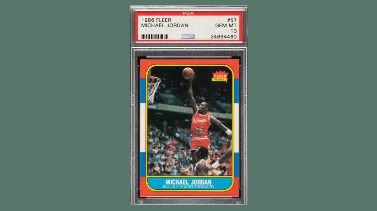  Signed Michael Jordan Fleer rookies continue commanding elite premiums across high-end authenticated basketball card auctions.