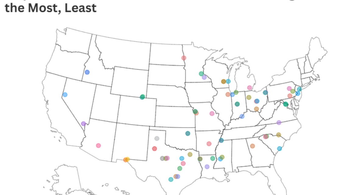 Map Shows States Where Data Centers Are Being Built the Most, Least 
