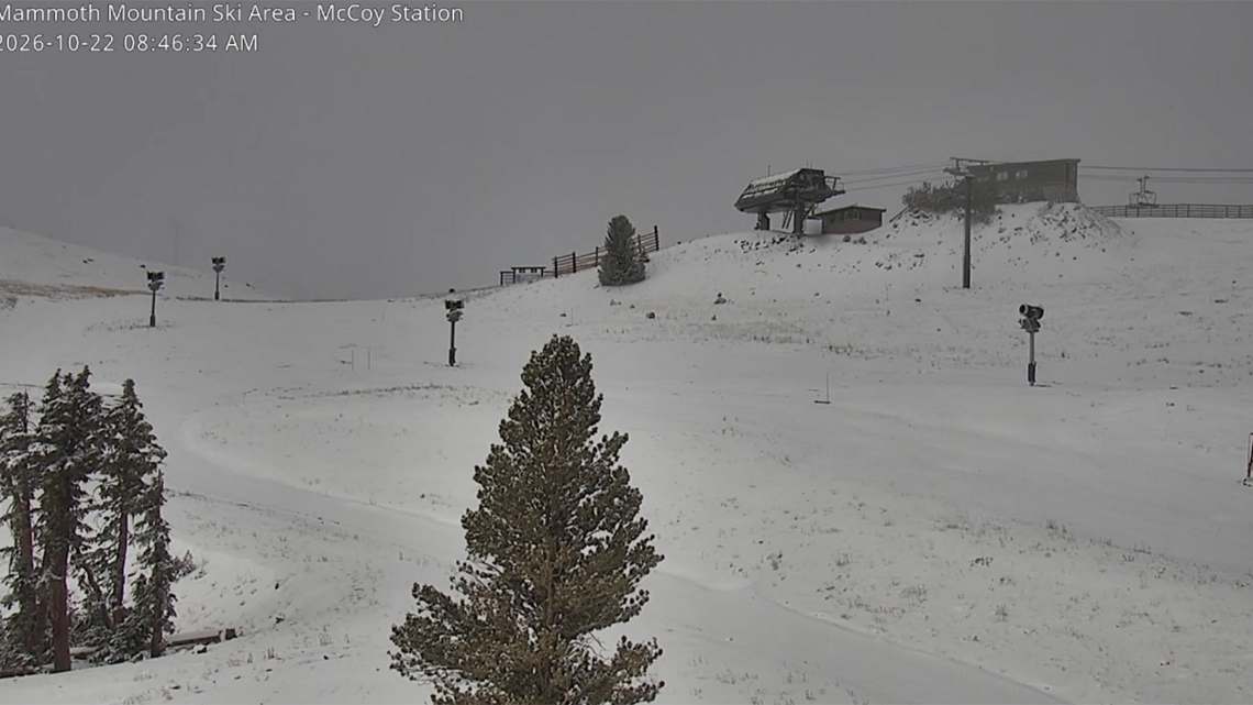 Widespread Snow Hits Lake Tahoe and Mammoth