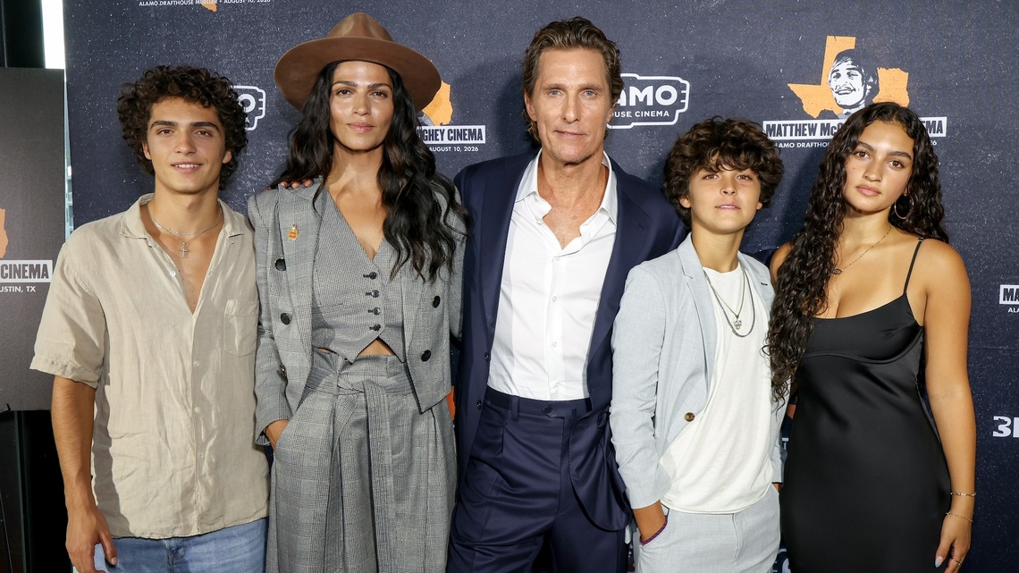 Matthew McConaughey and Wife Camila Alves Have Rare Outing With Kids 