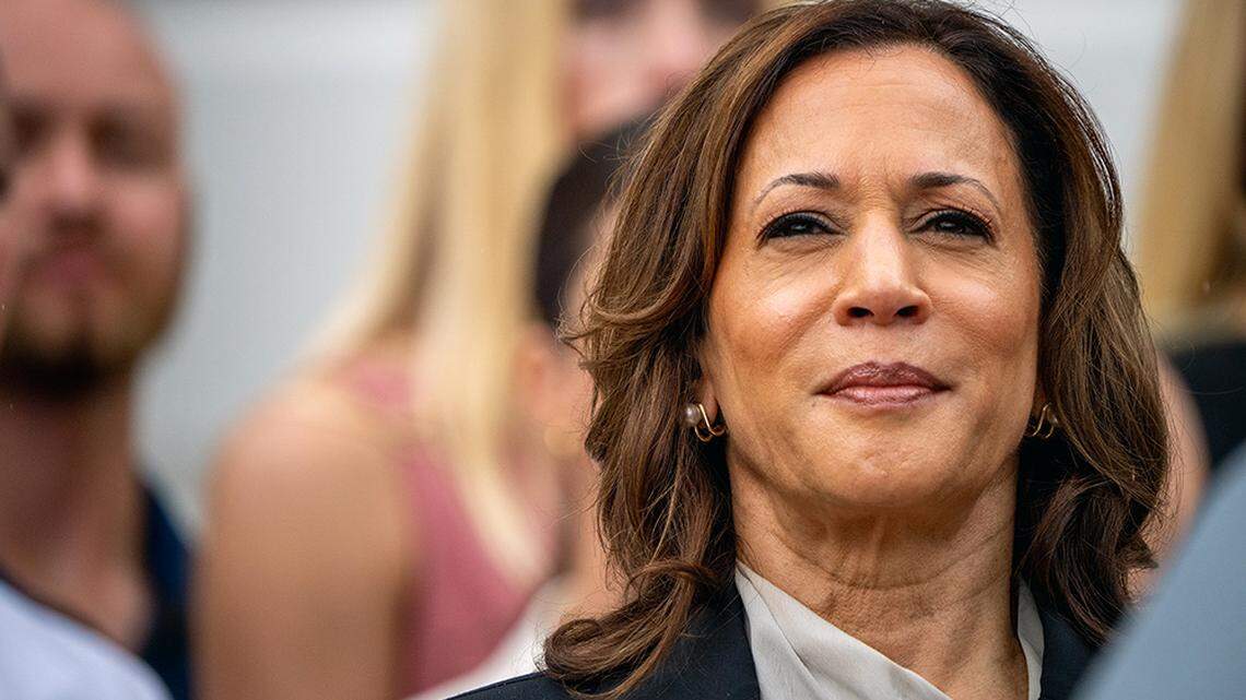 Vice President Kamala Harris leads the field of potential Democratic presidential contenders for 2028.