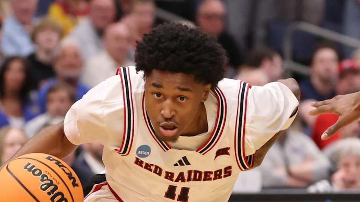  Mar 20, 2026; Tampa, FL, USA; Texas Tech Red Raiders guard Jaylen Petty (11) drives against Akron Zips forward Amani Lyles (0) in the first half during a first round game of the men's 2026 NCAA Tournament at Benchmark International Arena. Mandatory Credit: Matt Pendleton-Imagn Images | Matt Pendleton-Imagn Images 