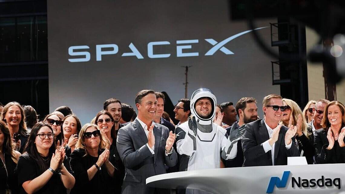 SpaceX's stock surges on first full day of trading