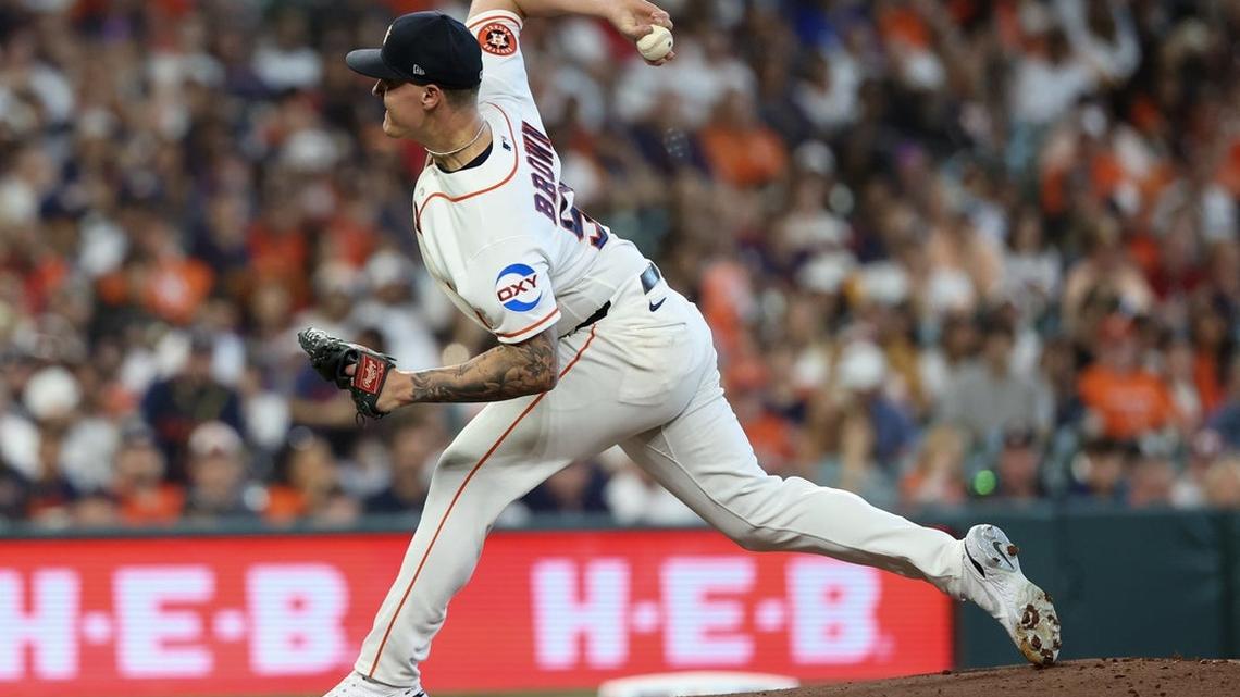 Astros ace Hunter Brown (shoulder) placed on 15-day IL 