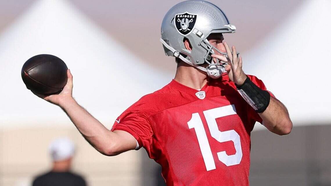 Raiders No. 1 pick Mendoza fine with backup quarterback role if team wins