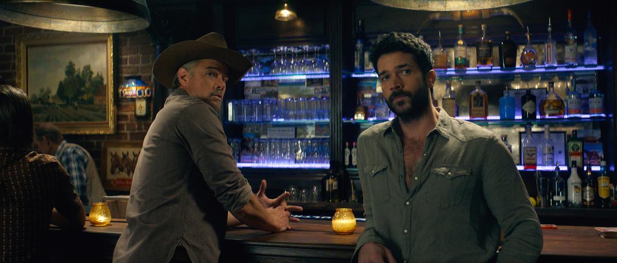 Josh Duhamel as Staten and Jack Schumacher as Yancy, Ransom Canyon Season 2, 2026Courtesy of Netflix © 2026