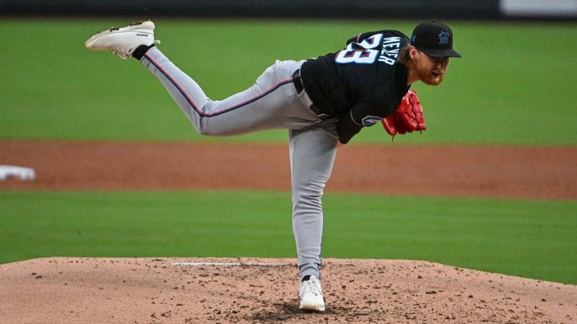 Meyer remains unbeaten as Marlins continue strong play in June