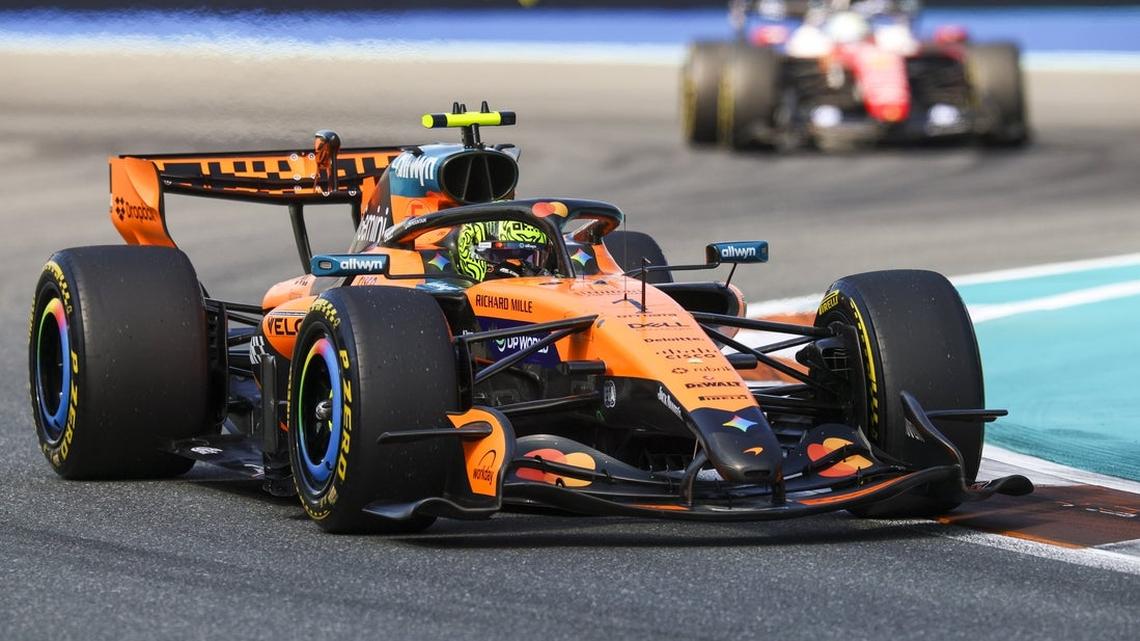 Lando Norris beats Kimi Antonelli for Miami GP sprint pole 