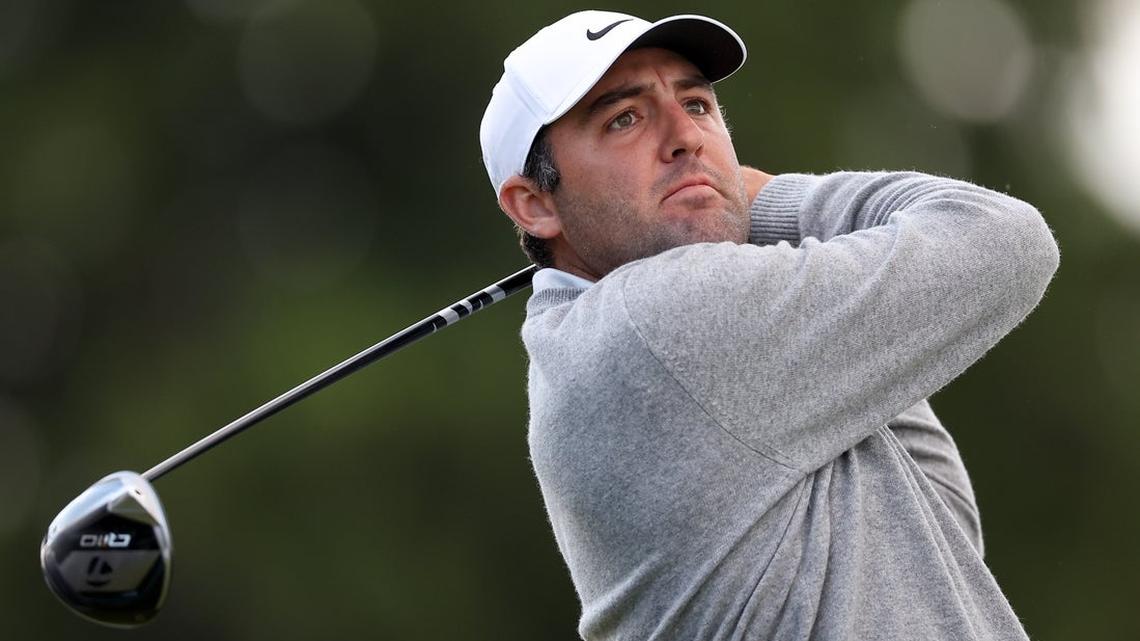 Scheffler among seven leading PGA Championship as Aronimink bares its teeth