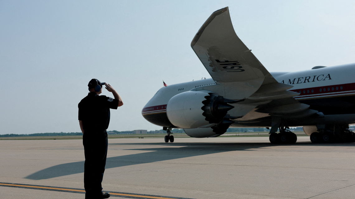 Air Force One's Qatari jet needs security upgrades, experts say, but ask if a month is enough time 