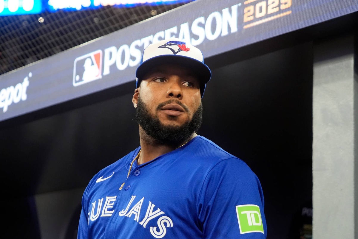  Toronto Blue Jays first baseman Vladimir Guerrero Jr. (27) John E. Sokolowski-Imagn Images