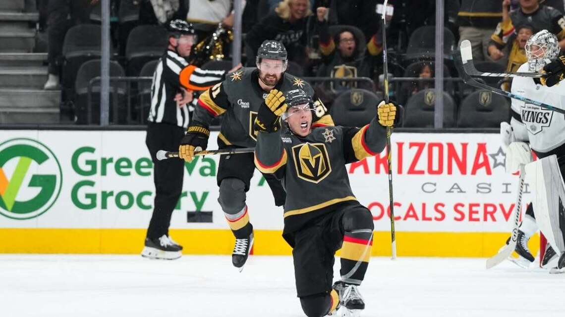 Mitch Marner's OT goal vs. Kings runs Golden Knights' win streak to 4 