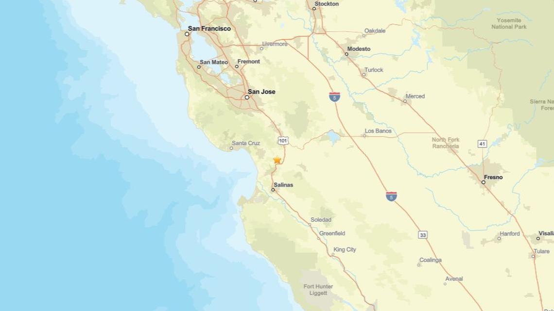 Seismic activity on March 30: Earthquake near Aromas, CA recorded - magnitude 2.7 
