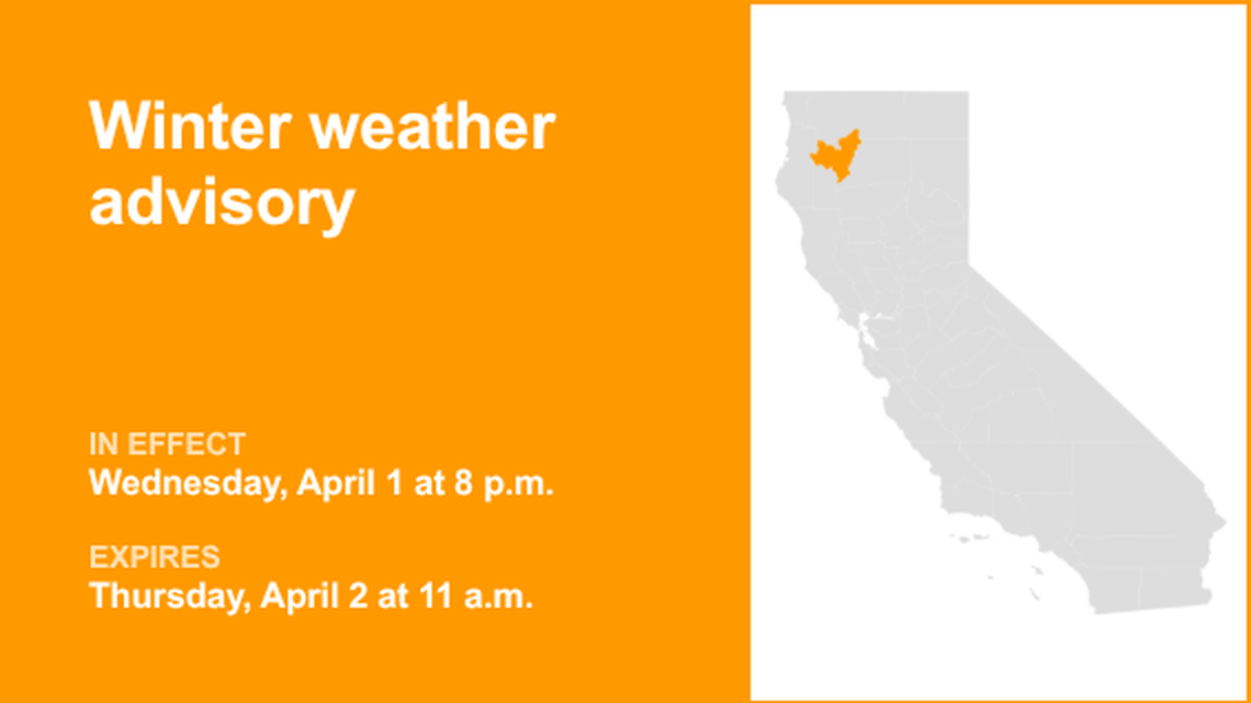 UPDATE: Winter weather advisory issued for Northern Trinity until Thursday midday 