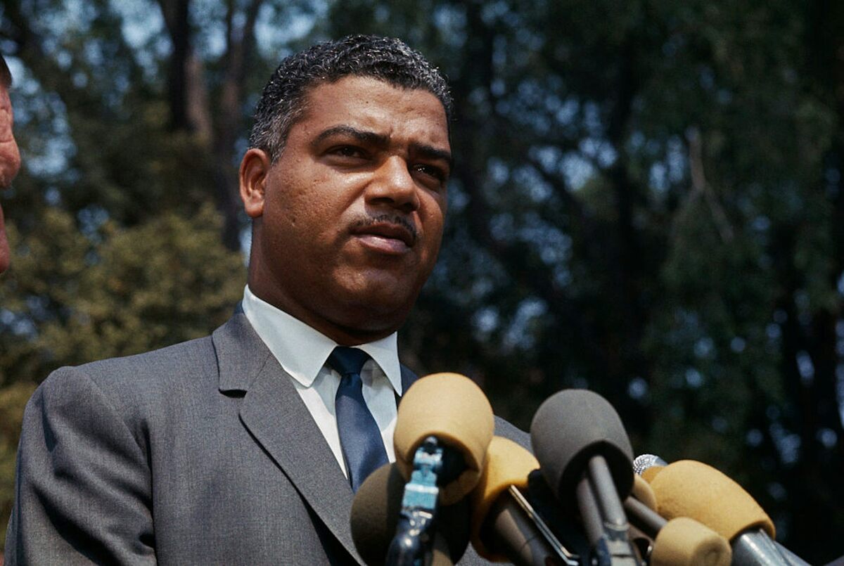  Civil rights activist Whitney M. Young Jr. helped shape the vision of the Model Cities Program. Bettmann/Getty Images 