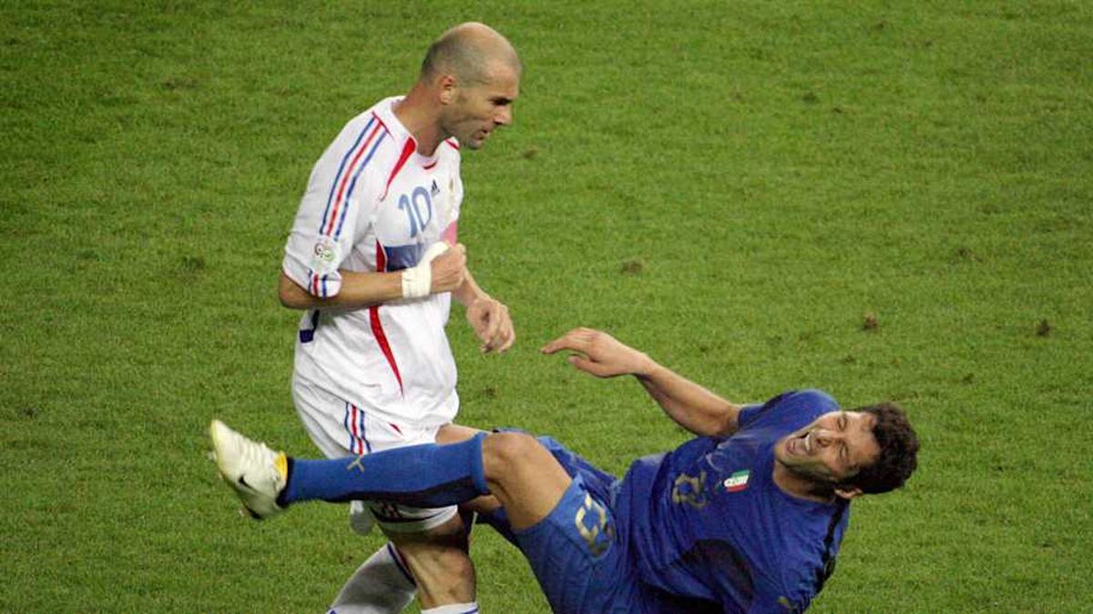  Zidane's headbutt is infamous. | Getty/John MacDougall 
