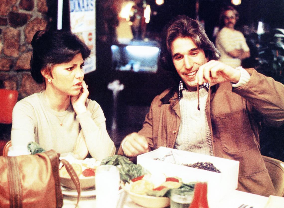 HEROES, from left: Sally Field, Henry Winkler, 1977Courtesy the Everett Collection