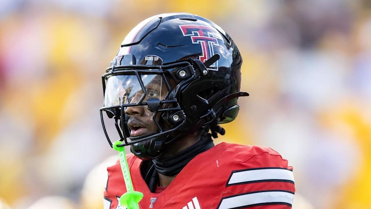  Oct 18, 2025; Tempe, Arizona, USA; Texas Tech Red Raiders cornerback Brice Pollock (14) against the Arizona State Sun Devils at Mountain America Stadium. Mandatory Credit: Mark J. Rebilas-Imagn Images | Mark J. Rebilas-Imagn Images 