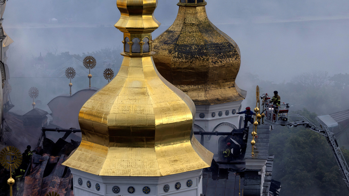 Factbox-What to know about historic Kyiv monastery damaged in Russian strike 