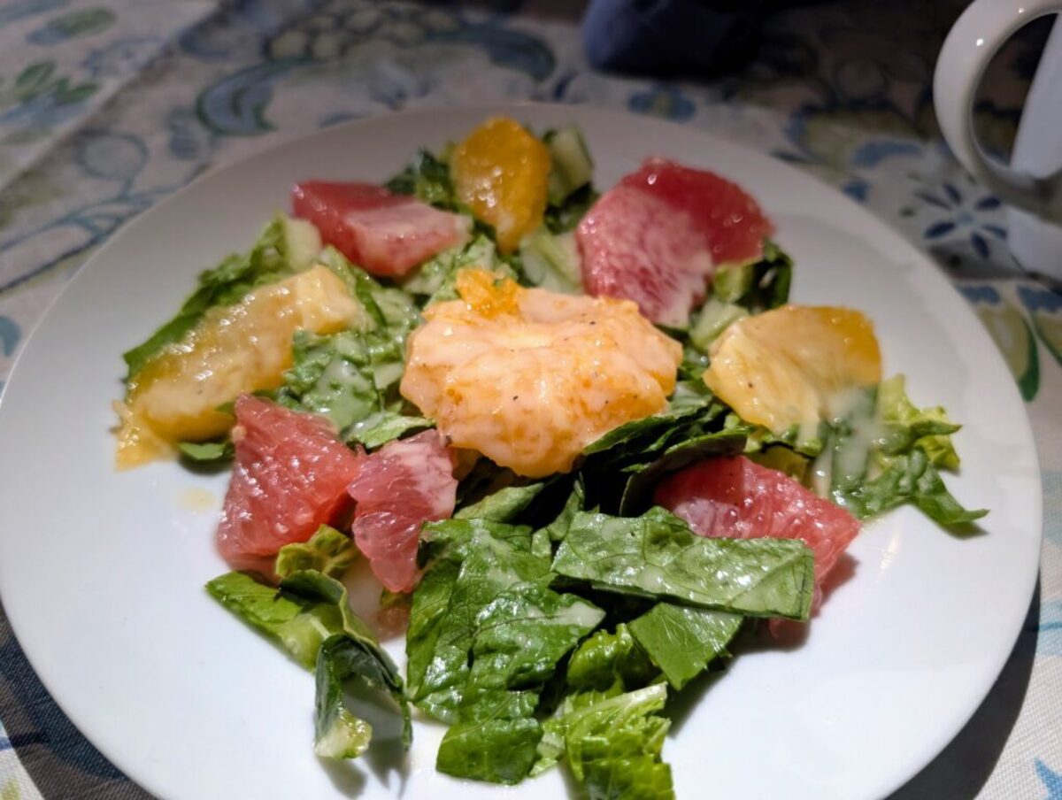  The food at Camp Cecil de la Isla is as beautiful as it is delicious, a particularly impressive accomplishment given that they do it all in a maskeshift kitchen in a tent. Photo credit: Cindy Richards 