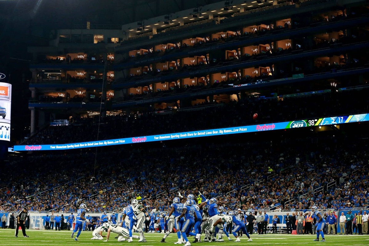 A general view of Ford Field. (Photo by Rey Del Rio/Getty Images) 