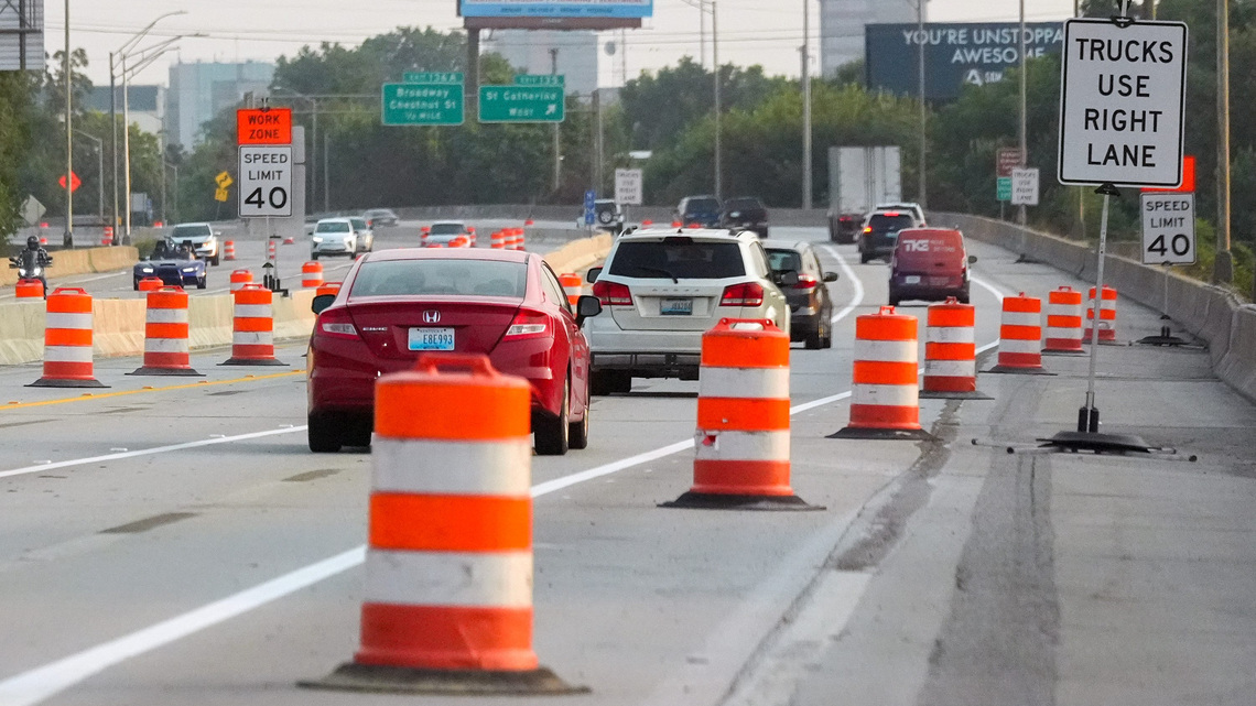 2 lanes to close on Muhammad Ali Boulevard for 2 weeks 