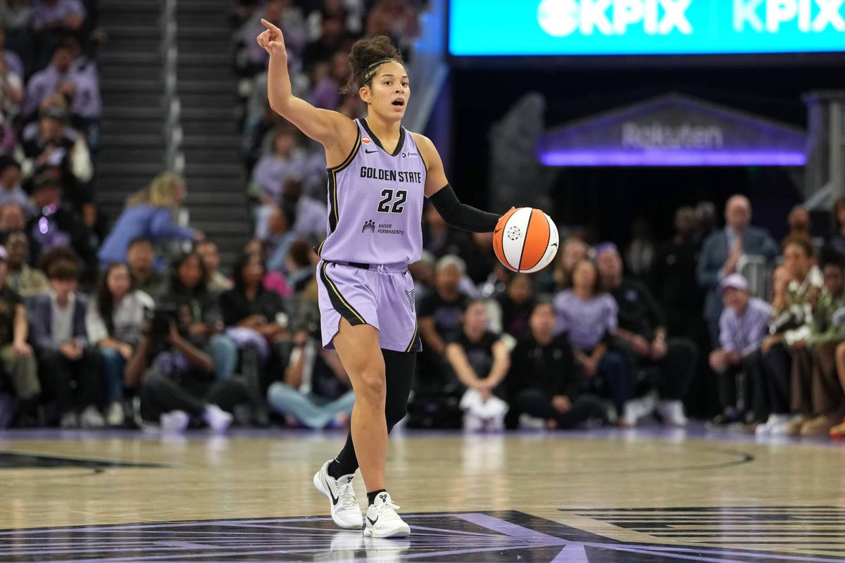  Golden State Valkyries guard Veronica Burton (22) Darren Yamashita-Imagn Images