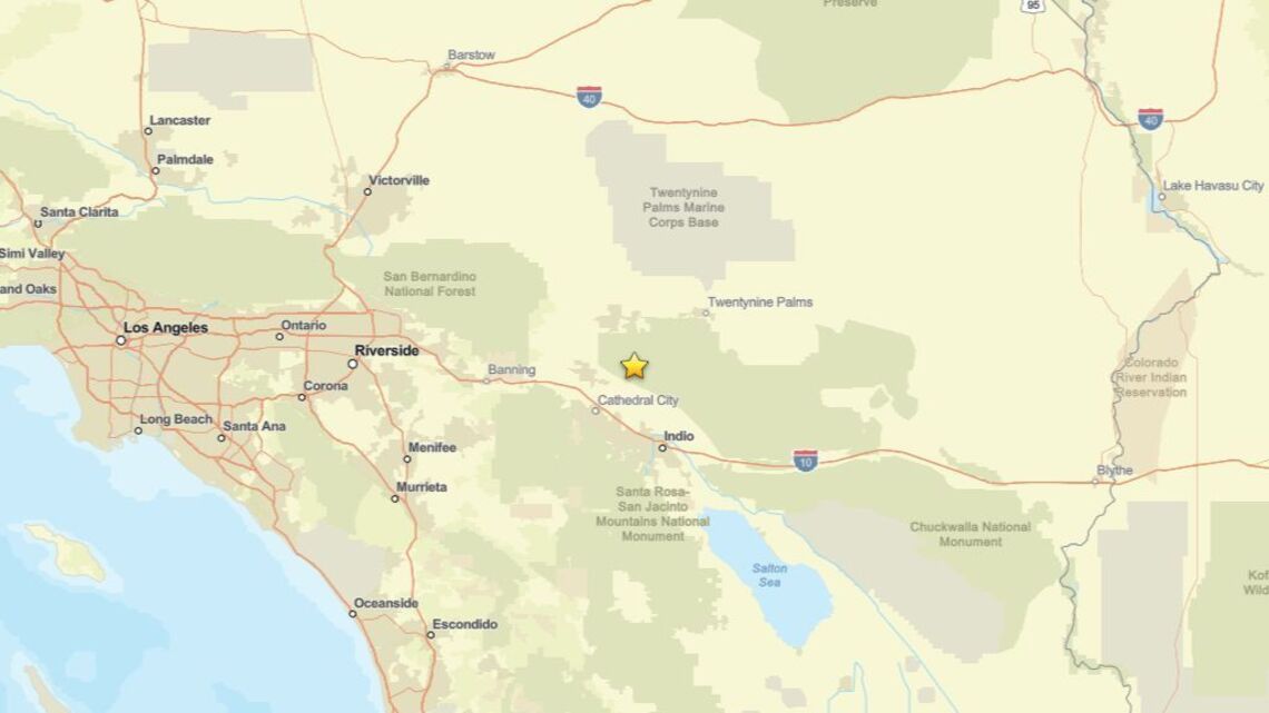 Update: Earthquake measuring 3.2 rattles area close to Desert Hot Springs, CA on Aug. 1 