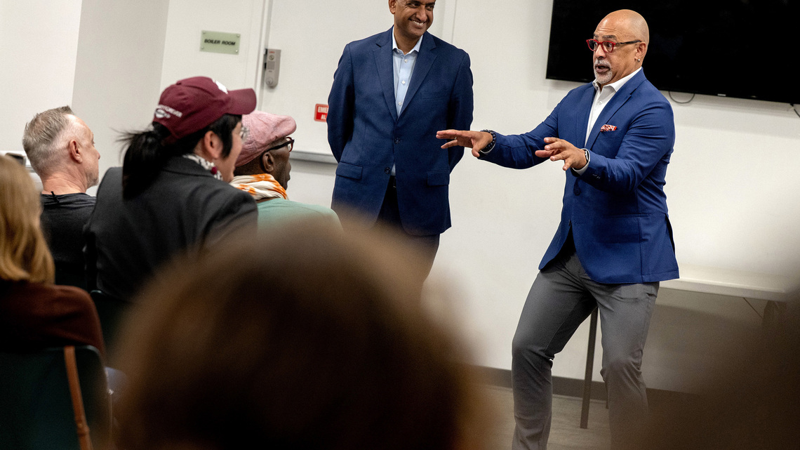 Ro Khanna, a potential presidential contender in 2028, joins Chris Rabb in Philly as he pitches a ‘Progressive New Deal' 