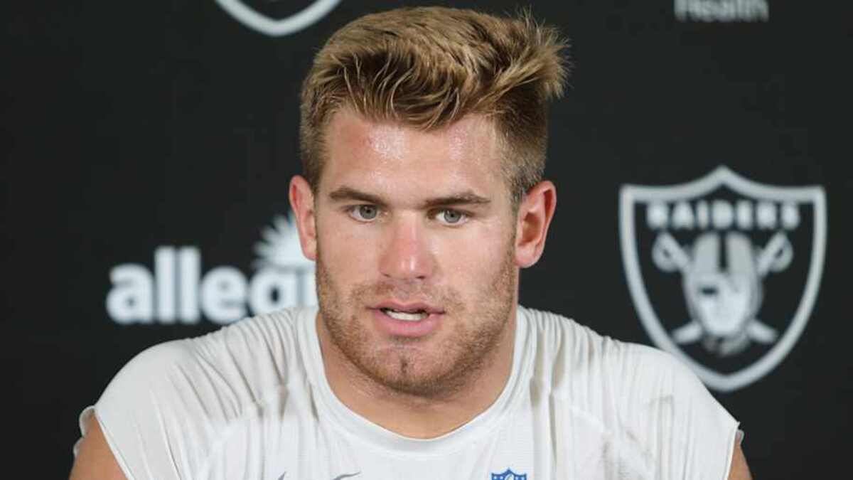  Las Vegas Raiders TE Michael Mayer | Darrell Craig Harris, Sports Illustrated 