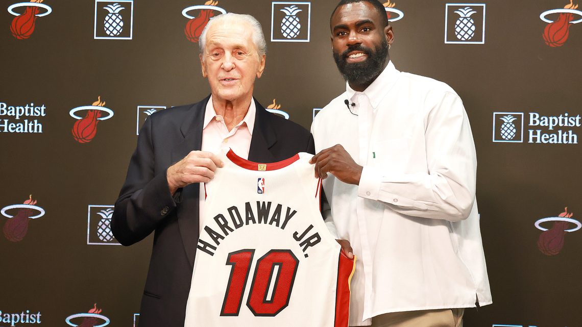 ‘It's home': Tim Hardaway Jr. officially joins Miami Heat, who will unretire No. 10 