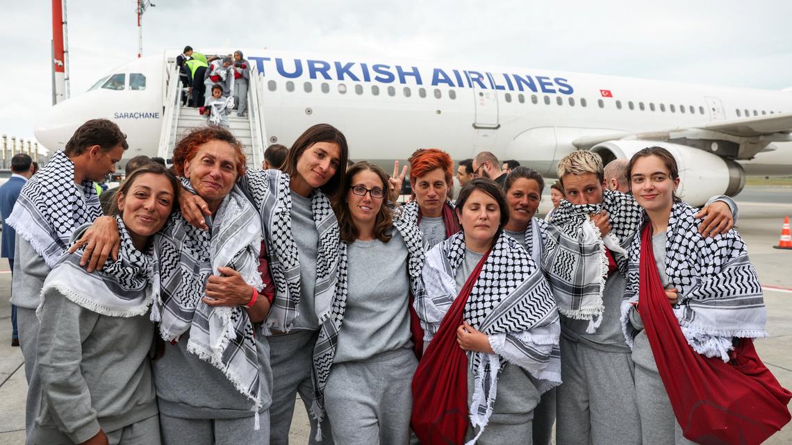 Israel deports 37 French nationals on Gaza flotilla to Turkey, France says 